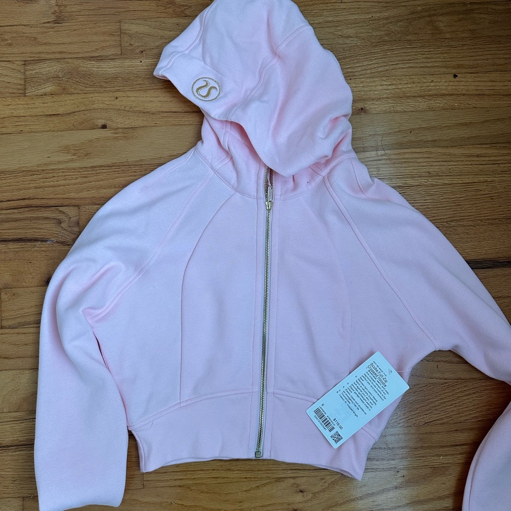 Lululemon Scuba Full-Zip Cropped Hopdie